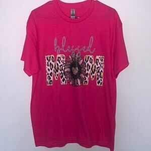 Blessed mom T shirt🌺